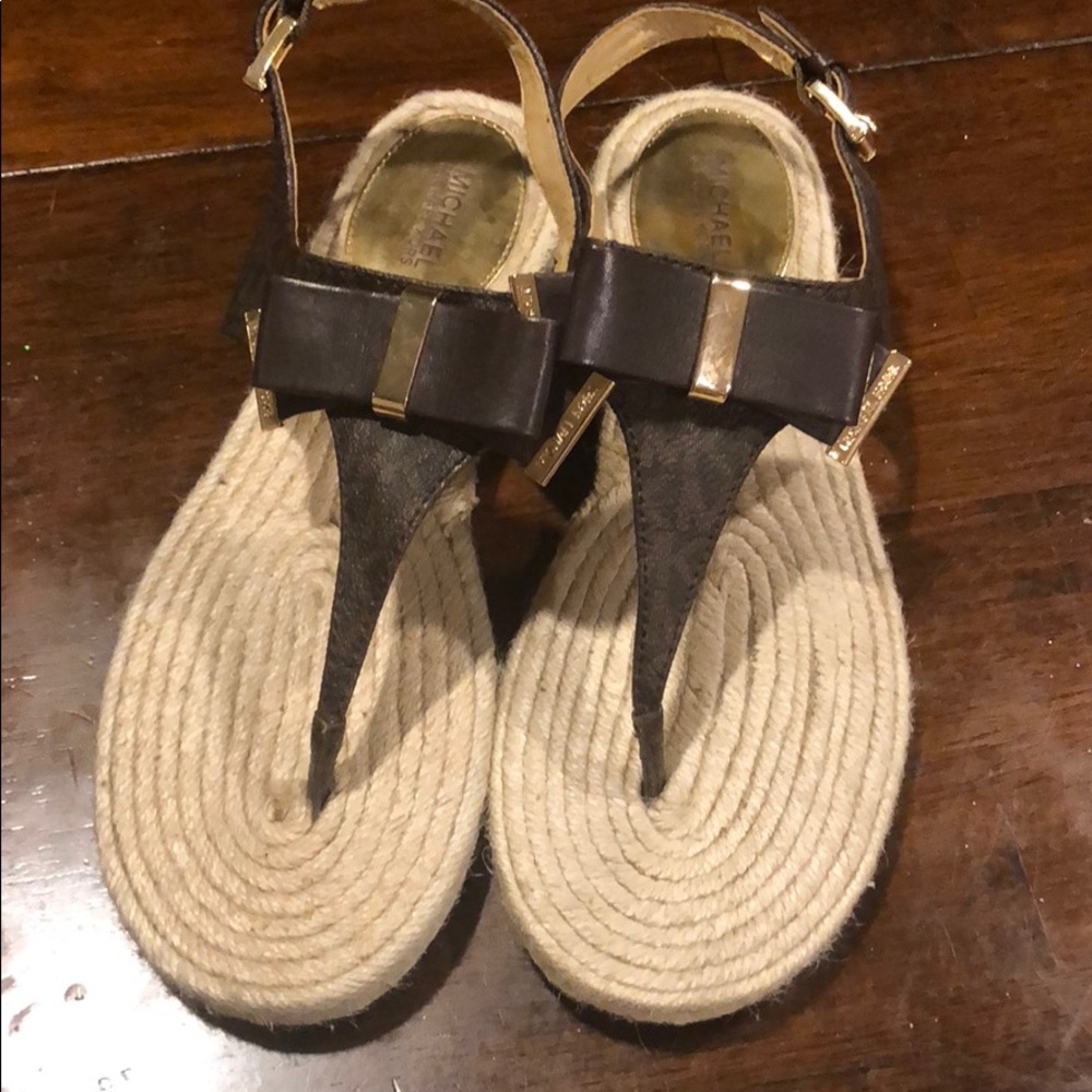 Michael kors MK print sandals
